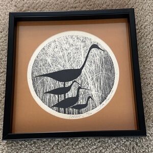 Vintage Woodcut Print "Decoys" by Jon Provest